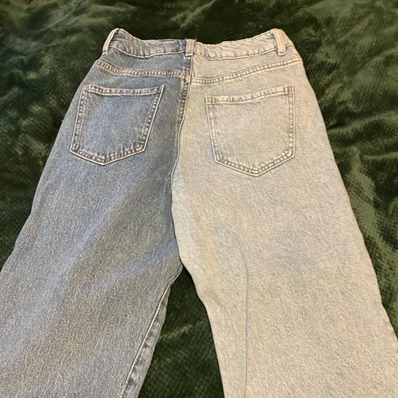 Garage 2-Toned High-Waist Jeans Size 26/3 - Picture 6 of 7